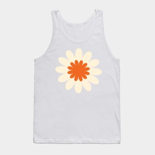 Daisies — Orange and Green Tank Top